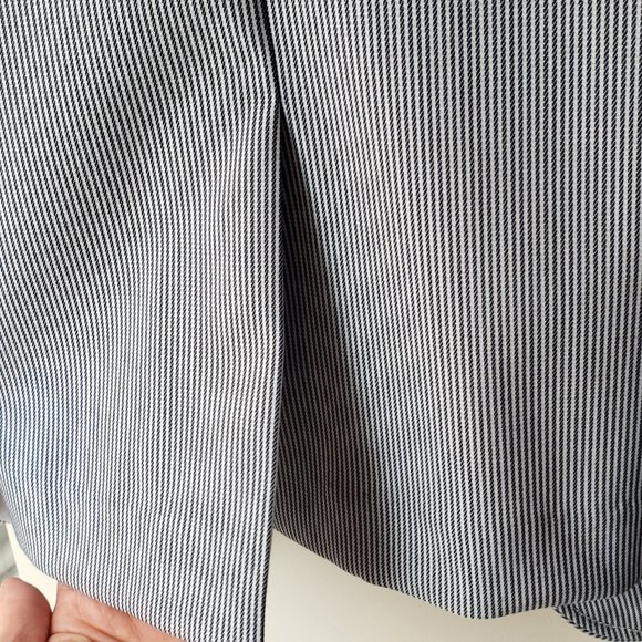 Tommy Hilfiger Navy and White Pinstripe Two-Button Blazer, 4 - Picture 15 of 16